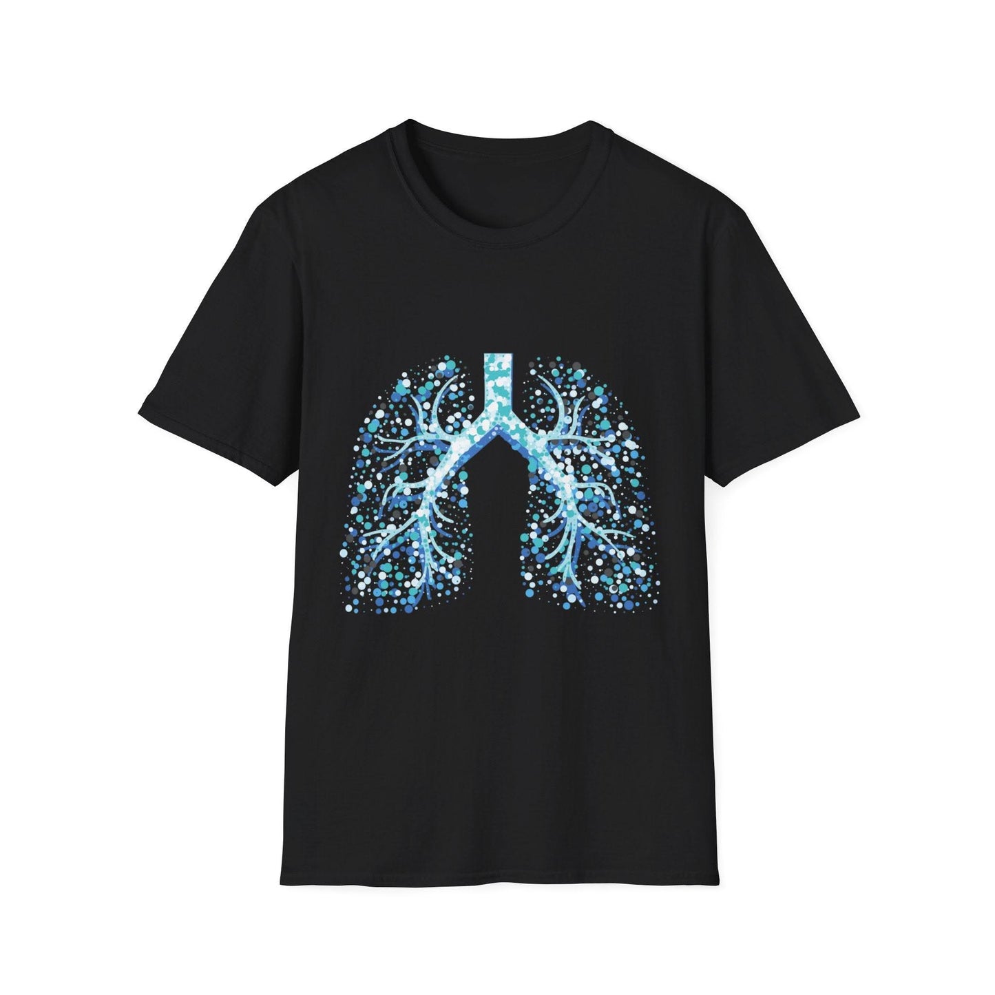 Short sleeve Blue lungs tee