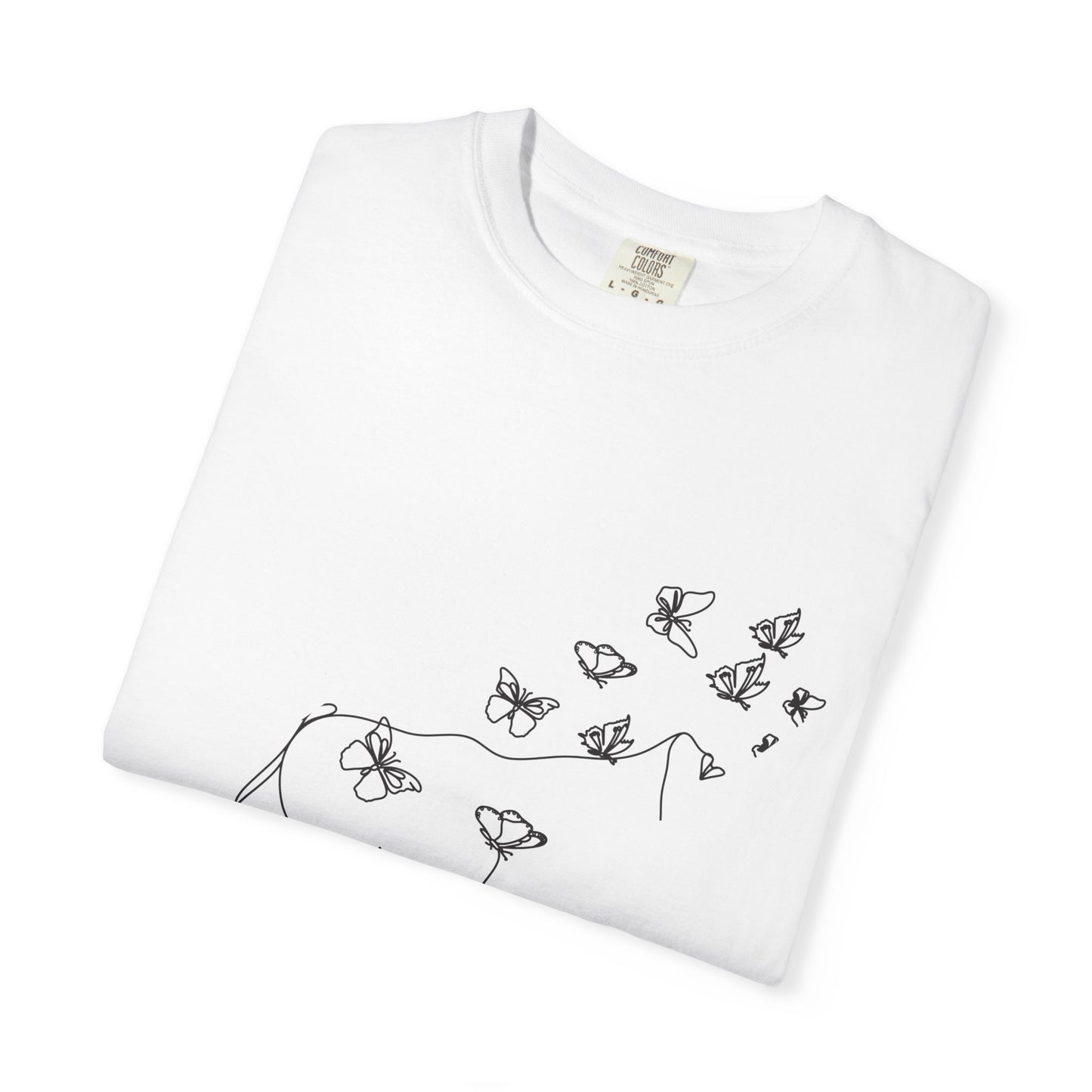 Female butterfly abstract