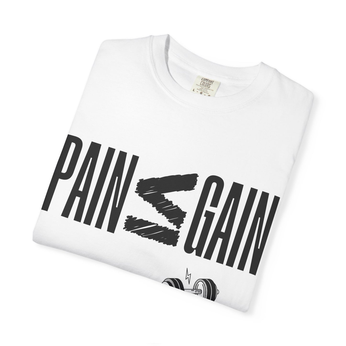 Gain beats pain exercise tee
