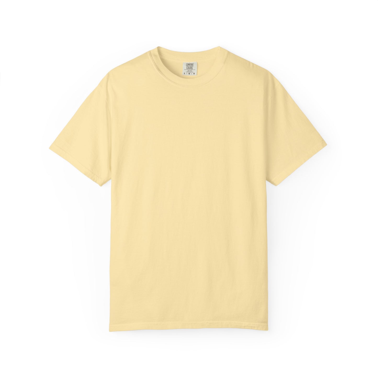 custom short sleeve t-shirt yellow