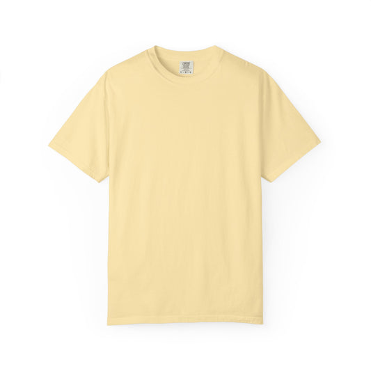 custom short sleeve t-shirt yellow