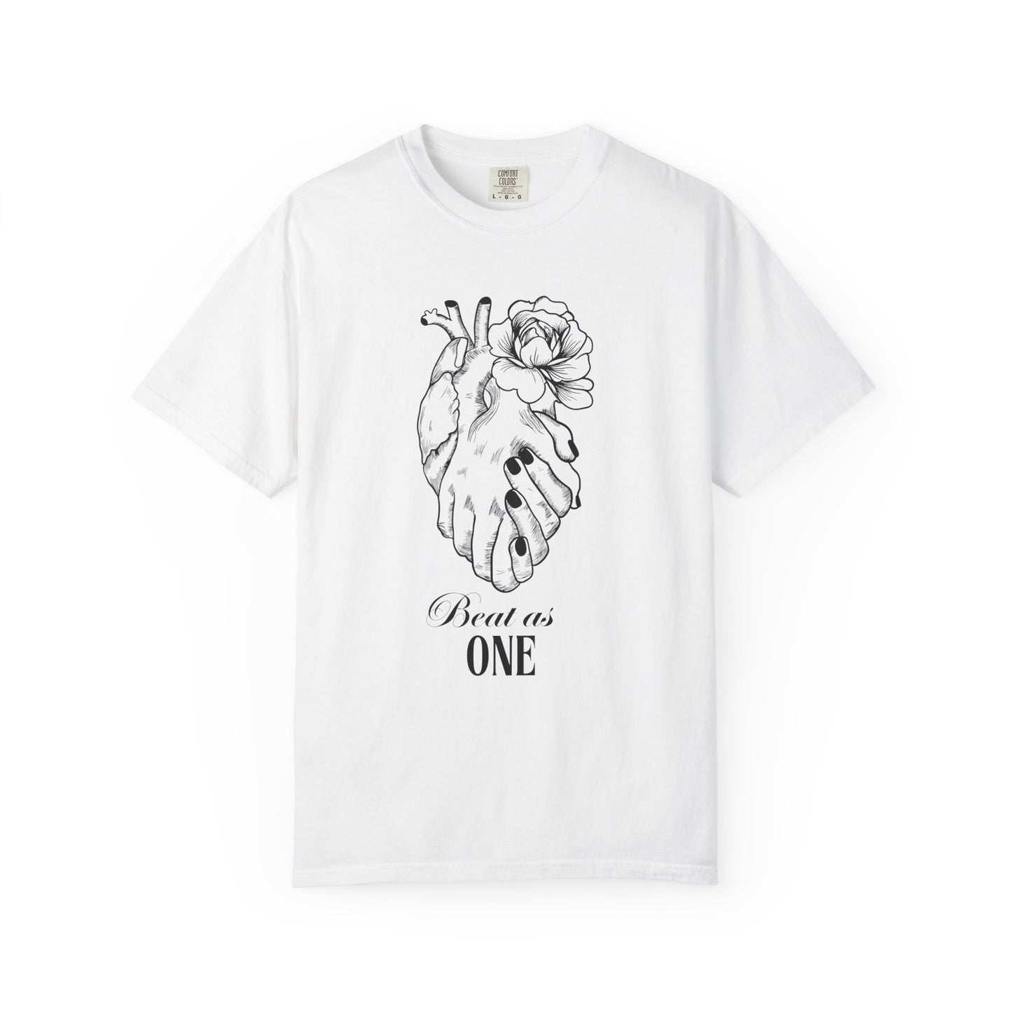 Abstract heart tee