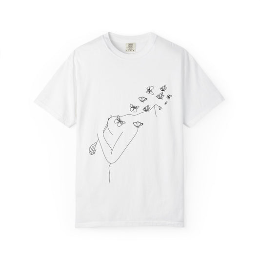 Female butterfly abstract