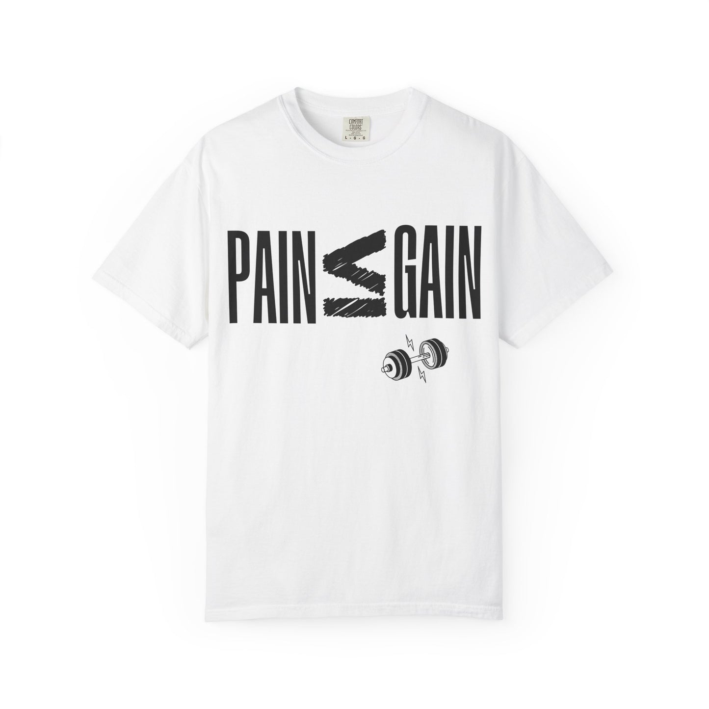 Gain beats pain exercise tee
