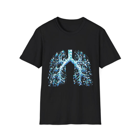 Short sleeve Blue lungs tee