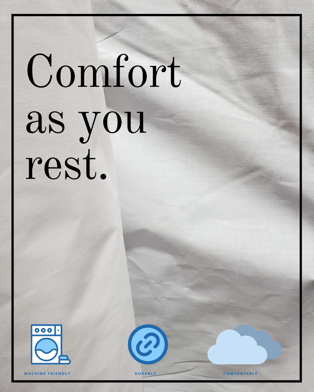 Comfort hospital bedsheets