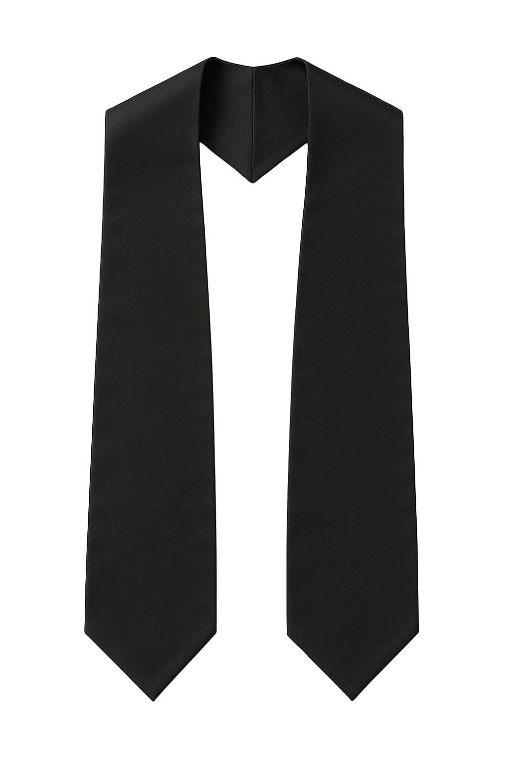 Custom Graduation stole black
