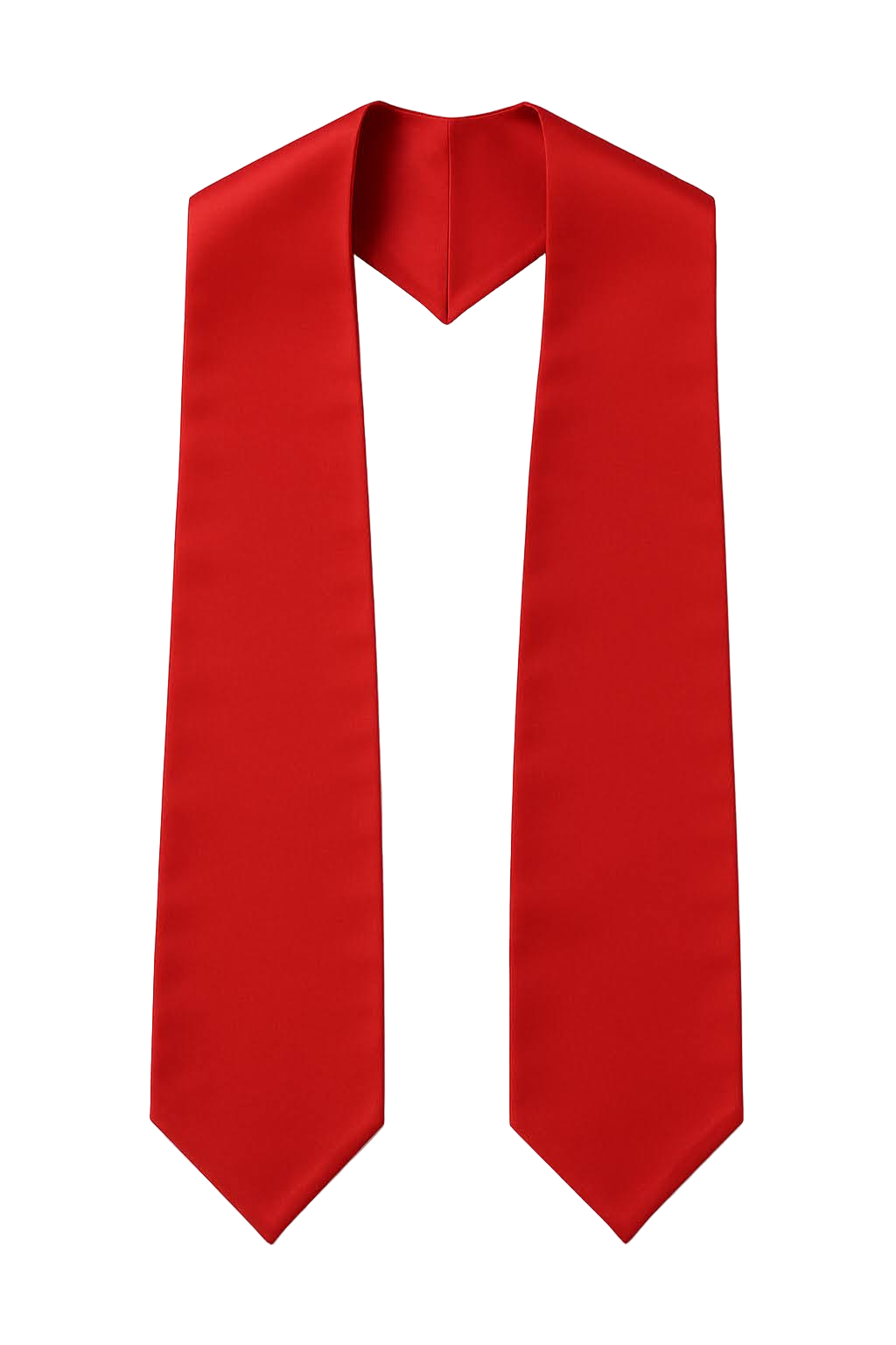 Custom Graduation stole red