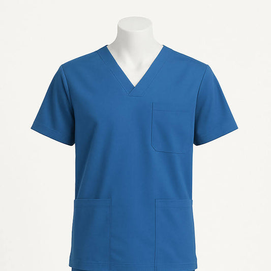 Custom Scrub Tops Blue