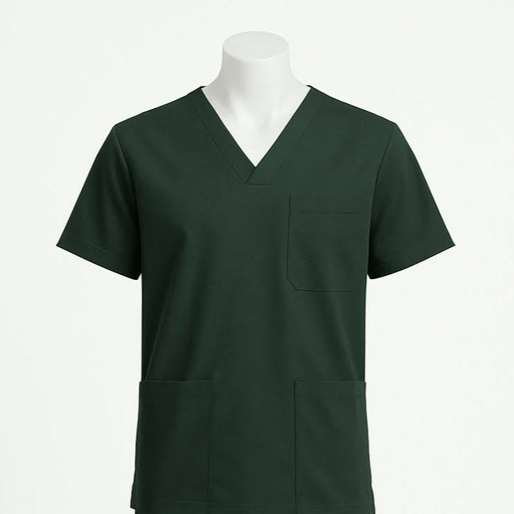 Custom Scrub Tops Green